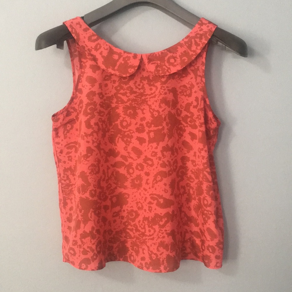 I Love H81 Animal Print Bow Back Sleeveless Blouse